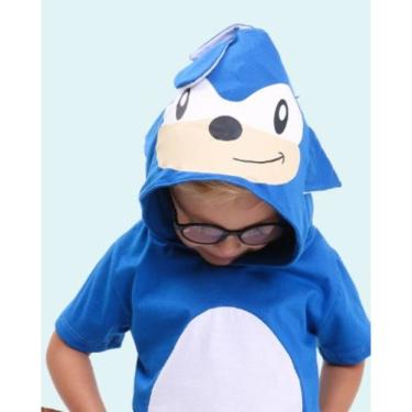 Imagem de Fantasia Infantil Sonic Manga Curta Tamanho: 2