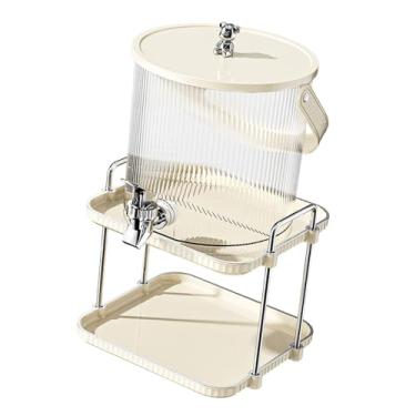 Imagem de YWJLQH Garrafa de água para dispensador de bebidas com jarro de cerveja a frio Spigot para gelado de limonada, 55l Jug com Suporte