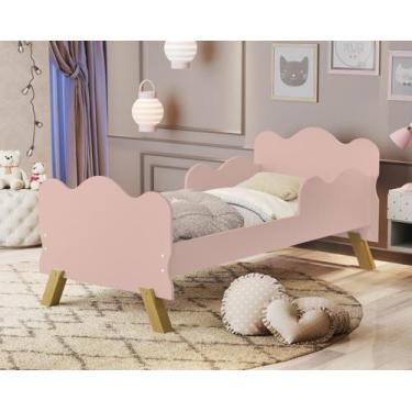 Imagem de Mini Cama Angel Infantil Para Quarto de Criança com Colchão Juvenil - 