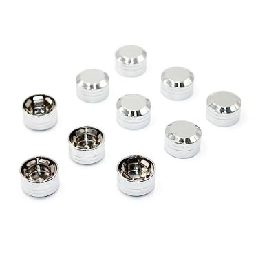 Imagem de Tampa de parafuso de cabeça de motocicleta CNC Parafusos de alumínio para Sportster Twin Cam Dyna para Softail XL Touring (prata 9 mm-12 mm)