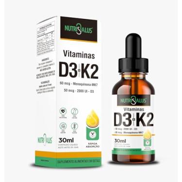Imagem de Vitamina D3+K2 Gotas Rápida Absorção 30ml Nutrisalus