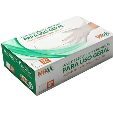 Imagem de Luva de Látex com Pó PP c/100 - MB Life