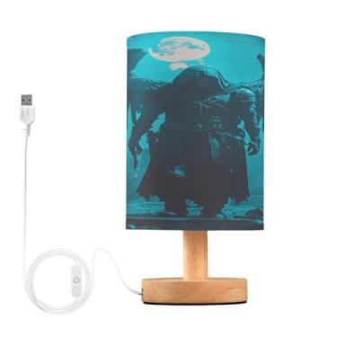 Imagem de Joisal Anjo escuro com foice, candeeiro de mesa de cabeceira, candeeiro de mesa para sala de estar, dormitório, essencial