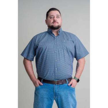 Imagem de CAMISA MASCULINA MANGA CURTA TEXAS FARM - CAC777 - DO G3 AO G4 - XADREZ-Masculino