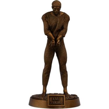 Imagem de Estátua Exu Tiriri Imagem Umbanda Candomblé (Cor Cobre Antigo)