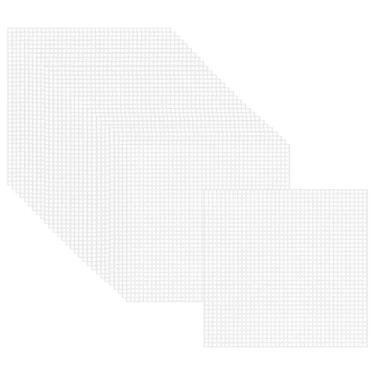 Imagem de Allazone 30 Peças, 7 Unidades, Tela De Malha Plástica, 5,43 X 5,43" Para Bordado, Artesanato, Fio Acrílico, Tricô, Projetos Crochê, Divisórias