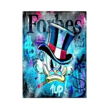 Imagem de Pintura Em Tela De Arte Grafite Do Pato Donald Decoração De Parede Par