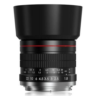 Imagem de Lente retrato E 85 mm f1.8 - MF para Sony a7 IV/a7 III/ZV-E10/a7R V/a7C II/a7R IV/a7S III/a1/a9 III/a6400/a6100/a9 II/a7 II/a6000/NEX-6/NEX-5/Alpha - Manual Lentes de câmeras sem espelho Focus
