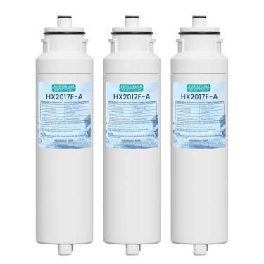 Imagem de HX2017FR-A HX2017F-A Substituição do filtro de água compatível com Hisense HRF266N6CSE1, HRF266N6CSE, HRF209N6CSE, HRF254N6TSE, HRF254N6DSE Modelos Twist-in, pacote com 3