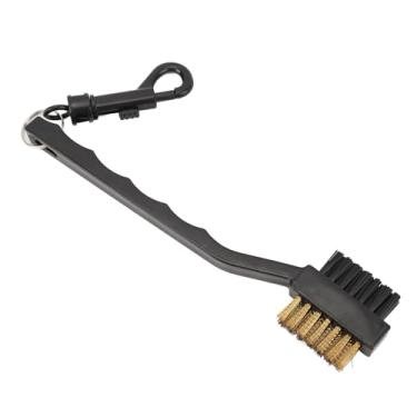 Imagem de Brush de limpeza de clube de golfe duplo lados premium de aço de aço densidade de berrdas multifuncionais Clube de groove Ferramenta de limpeza para golfistas pp aço de cobre