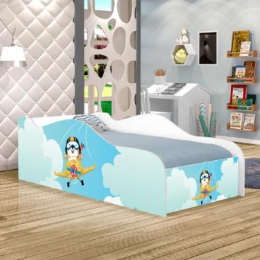 Imagem de Mini Cama Fun Usrsinho Patrulheiro Infantil Com Colchão - CASA H