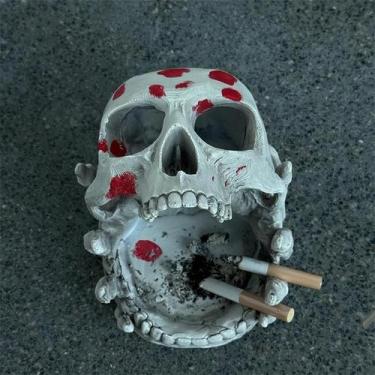 Imagem de Cinzeiro De Esqueleto Engraçado Criativo Casa Sala De Estar Acessórios