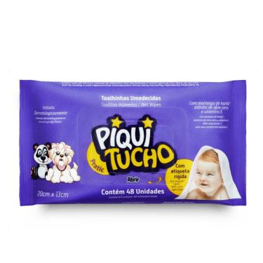 Imagem de Lenços Umedecidos Piquitucho Pratic 48 Unidades