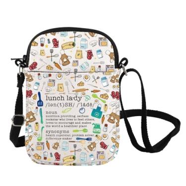 Imagem de Bolsa tiracolo Lunch Lady Definition Appreciation Lunch Workers Carry On Bag Cafeteria Worker Messenger Bag, L Lady Noun Cb, Bolsa carteiro