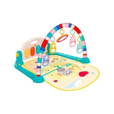 Imagem de Tapete Ginásio de Atividades Para Bebê Piano Lumi Maxi Baby - Verde