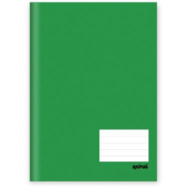 Imagem de Caderno 1-4 capa dura costurado 96 folhas, Verde, Spiral, 74502 - PT 1 UN
