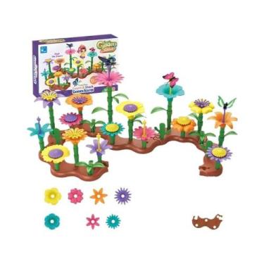 Imagem de Meninas DIY Jardim De Flores Blocos De Construção Crianças Crianças Pl