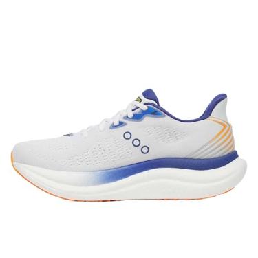 Imagem de Saucony Tênis de corrida masculino Triumph 23 Road, Branco/Azurit, 42