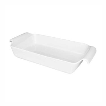 Imagem de Travessa Refratária Retangular Rasa Em Porcelana Fall Oxford 1,5l