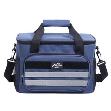 Imagem de Bolsa Térmica Para Almoço, Marmita Térmica para Adultos, Impermeável Portátil Estojo Saco Bolsas Alta Capacidade para Escola Trabalho Caminhada Bebidas Leite Materno Acampamento Piquenique Churrasco P