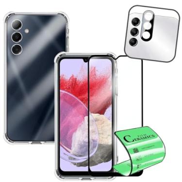 Imagem de Película de Cerâmica 9D para Galaxy M34 com Capa Anti Impacto e Proteção para Câmera