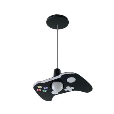 Imagem de Luminária Pendente de Teto Gamer Xbox Preto Geek Controle