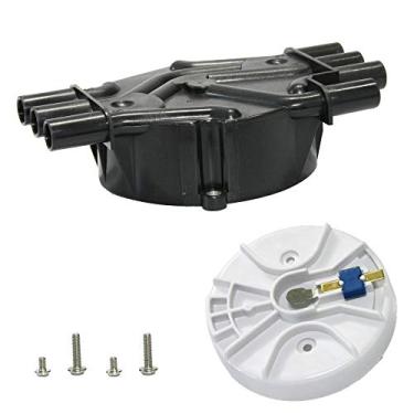 Imagem de Kit de tampa e rotor de distribuição de ignição compatível com Chevy CMC 4.3 Vortec 1996-2005 Astro, 1995-2005 Blazer, 1995-2004 S10, 1999-2006 Silverado, 1995-2001 Jimmy com substituição OE # D33 28A