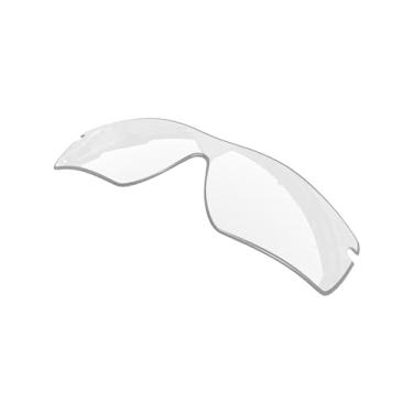 Imagem de OOWLIT Lentes de substituição compatíveis com óculos de sol Oakley Radar Path/Radar Path Asian Fit (AF) HD transparente, não polarizadas