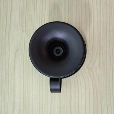 Imagem de Vaso de flor de metal vermelho para decoração de casa