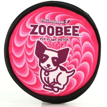 Imagem de Brinquedo para cães ZooBee Flying Disc – Cores amigáveis à visão canina – Frisbee macio e durável para brincar ao ar livre, busca na água e diversão na piscina – seguro para os dentes – brinquedo