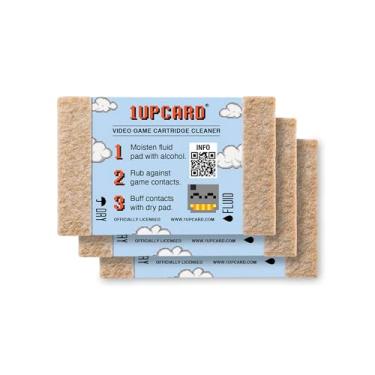 Imagem de 1UPcard Universal Game Cartridge Cleaner 3 Card Pack