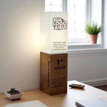 Imagem de Troféu Luminaria Lithophane com gravação a Laser - 4 Dimension, 5 unid