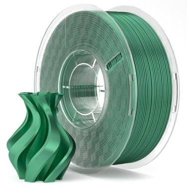 Imagem de ELEGOO Filamento PLA de seda 1,75 mm verde azevinho 1 kg, precisão dimensional do filamento da impressora 3D +/- 0,02 mm, carretel de 1 kg (1 kg) serve para a maioria das impressoras 3D FDM