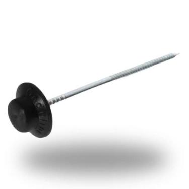 Imagem de Prego Fácil para Telha Ecológica Onduline Preto Kit Com 100 Unidades