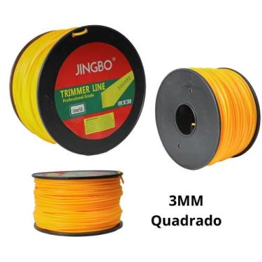 Imagem de Fio Nylon 3,0Mm Rocadeira Quadrado - Agm