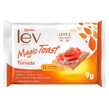 Imagem de Kit 60 Sachês Torrada Lev Magic Toast Original Marilan 9g