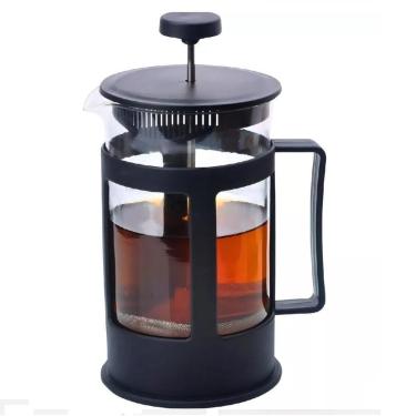 Imagem de Cafeteira Francesa Prensa Grande 600ml Chaleira Em Vidro Cremeira Cafe Cha Capuccino Bule French Press