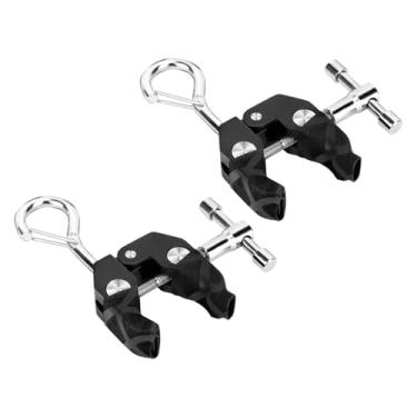 Imagem de Generic 2pcs acampamento lanterna braçadeira clipe clipe sólido anti -deslizamento estável mount grampo clipe de carro para telhado de carro na mesa de