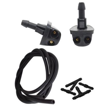 Imagem de Par Brucutu Bico Agua Parabrisa Chevrolet Tracker +Mangueira