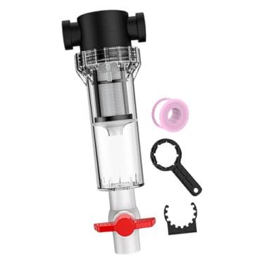 Imagem de WeiLaiKeQi Filtro de aquário, bomba, coletor de drenagem, limpador, anel de vedação de silicone, acessório profissional, rosca de 1/2 pol., filtro de sedimentos, Malha 100