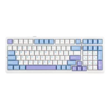 Imagem de Teclado mecânico sem fio EPOMAKER x Aula F99 Branco