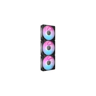 Imagem de Kit com 3 Ventoinhas Corsair RX MAX RGB Series, iCUE LINK RX120 MAX RGB, 120mm, Preto -...