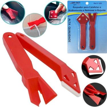Imagem de Raspador para calafetar acabamento e remover rejunte de plastico saint