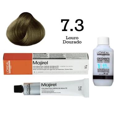 Imagem de Coloração Majirel 7.3 Louro Dourado + Emulsão Oxi 20 Vol. 75ml  L'Oréa