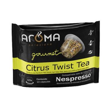 Imagem de Cápsulas de Chá Citrus Twist Aroma - Compatíveis com Nespresso - 10 un