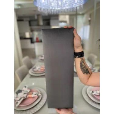Imagem de 5 Módulos placas de cabeceira estofada solteiro Adesiva Cinza - DECOR.