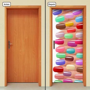 Imagem de Adesivo Decorativo de Porta - Salão de Beleza - 556cnpt - Allodi
