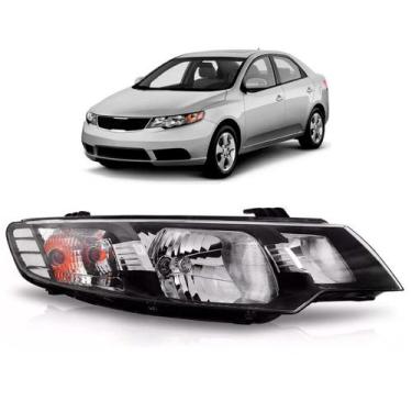 Imagem de Farol Kia Cerato 2009 Á 2013 Cromado - DEPO, Direito