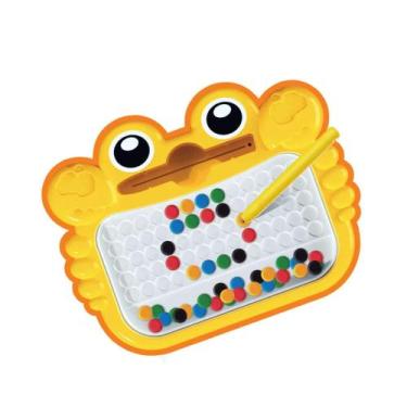 Imagem de Brinquedo Infantil Lousa Magnética Caranguejo c/ caneta e cartões com 