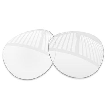 Imagem de MYCOURAG Lentes de reposição com proteção UV para óculos de sol RayBan Meta Headliner RW4009F 51 mm - HD transparente, antiluz azul, não polarizada